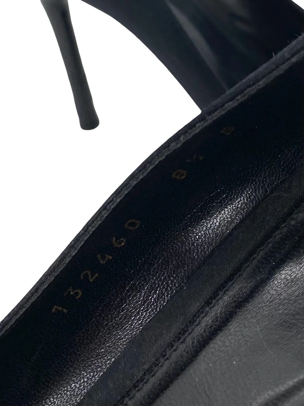 Gucci Black Satin Horsebit Peep Toe Pumps Size 8.5